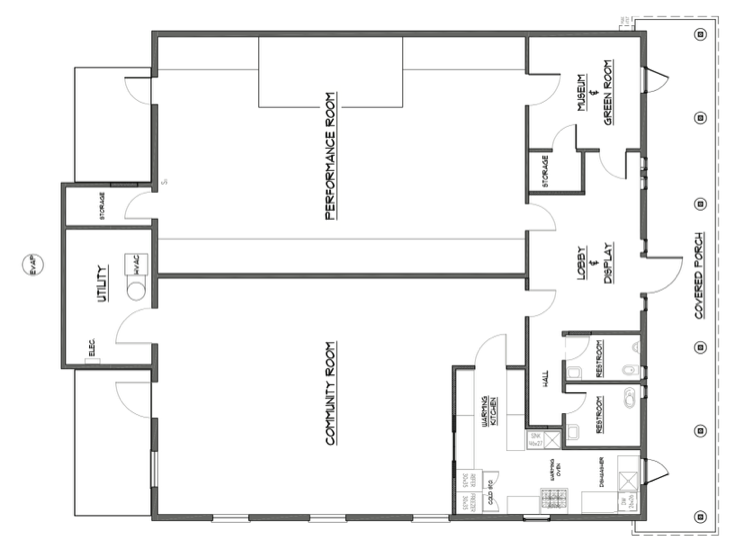 Camptonville Comminuty Center Floor Plans